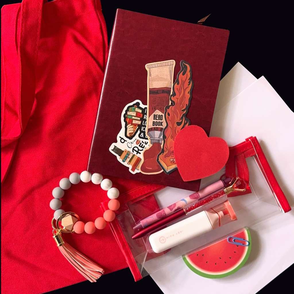 Desk organizer set - Red