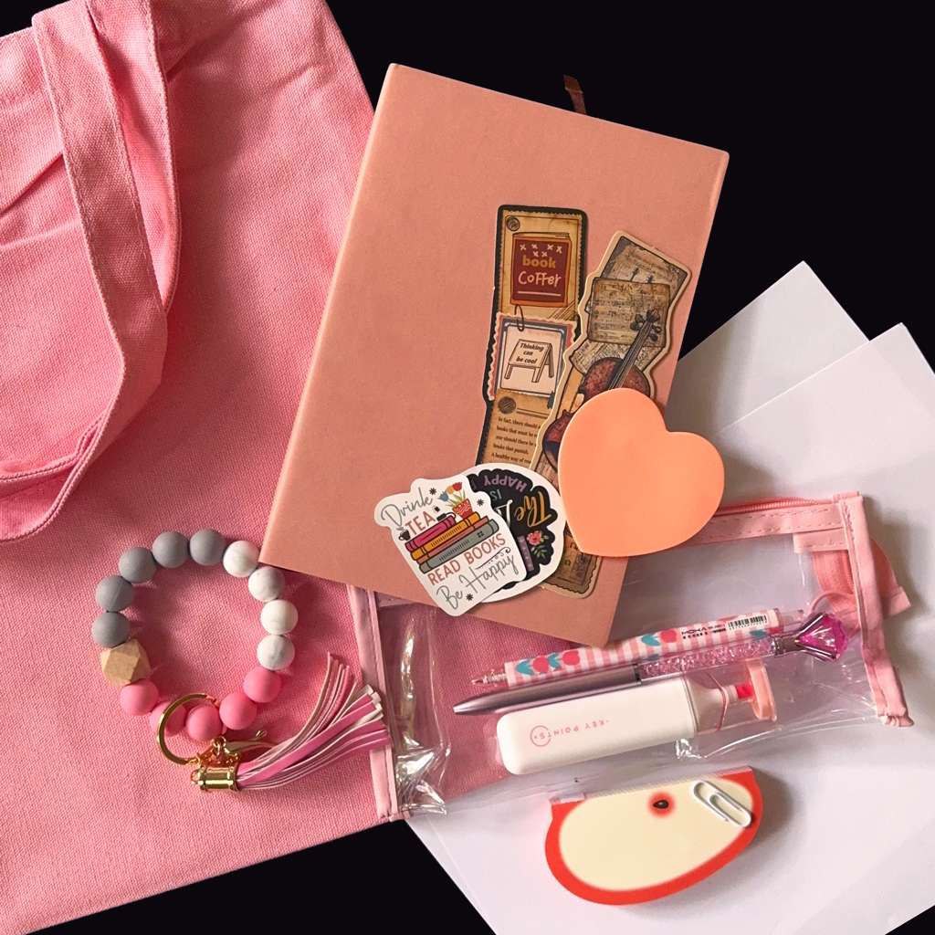 Desk organizer set - Pink