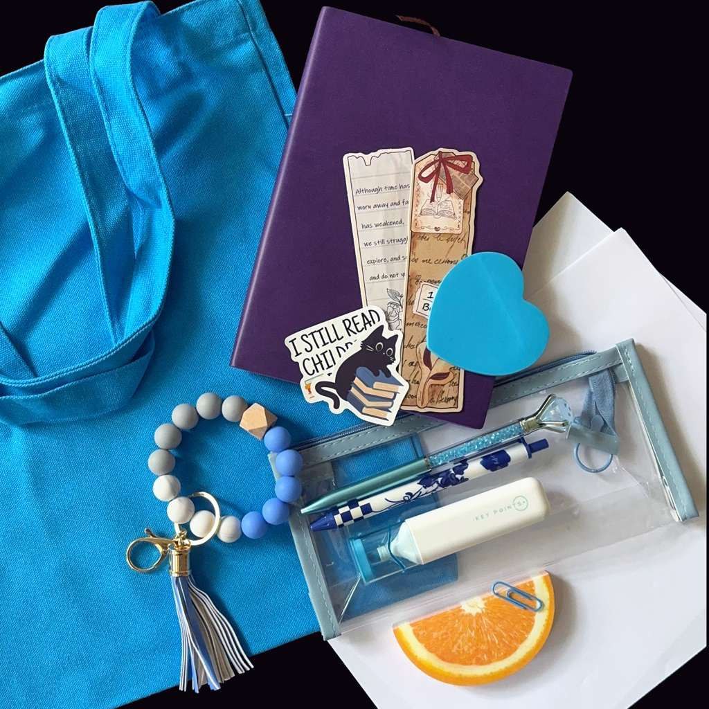 Desk organizer set - Blue